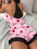 Casual milk silk sexy pajamas underwear shorts home clothes set