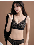 Japanese Sexy Spitze Büstenhalter ohne Bügel, Push Up für kleine Brust, Seitlich glättend, Anti-Sagging, Neu Bestseller MOYISU B