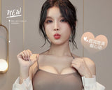 Women's Backless Thick Padded Push Up, Sticky Adhesive Bra Small Bust, Strapless Invisible Bralette Beach & Party Essential ABC