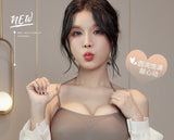 Backless Bra Women Thick Padded Push Up Adhesive Sticky Invisible Bra Small Bust Strapless Convertible Bralette Beach Essential