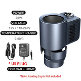 Smart 2 In 1 Car Heating Cooling Cup for Coffee Miik Drinks Electric Beverage Warmer Cooler Holder Travel Mini Car Refrigerator