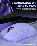 Tri-mode Rechargeable Ergonomic Bluetooth Mouse