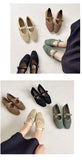 Women Leisure Flats Breathable Mesh Spring Summer Flat Shoes For Female Daily Walking Shoes Square Toe Ladies Fashion Footwear