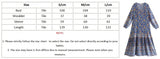 Foridol Bohemian Printed Floral Women Long Dress with Sleeve Spring Summer New in Midi Vestidos Casual Beach Boho Dress Women