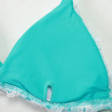 2025 New Sexy Micro Low Waist Bikini Sets Solid Swimwear Women Swimsuit Strappy Brazilian Floral Beachwear Bathing Suit biquini