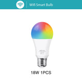 18W 15W Tuya Wifi Smart Home Led Lamp RGB+WW+CW E27 Zigbee 3.0 Led Light bulb Compatible With Alexa Amazon Google Assistant