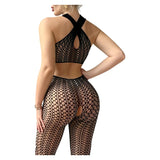 Sexy Woman Lingerie Hot Fishnet Bodystocking Erotic  Nightdress Crotchless Sexy Women's Underwear Lace Bodysuit Cosplay Costume