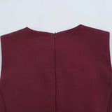 Foridol Bowknot Pleated Short Dress for Women O Neck Sleeveless Tank Mini Party Dresses Summer Spring 2025 New in Casual Vestido