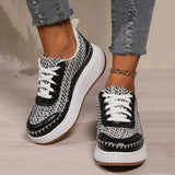 Punk Mixed Color Platform Sneakers for Women 2025 Fashion Thick Bottom Vulcanized Shoes Woman Cozy Non Slip Walking Shoes 43