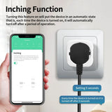 TNCE Tuya Wifi or Zigbee Smart Socket EU Plug 16/20A Power Monitor Remote Control SmartLife APP Work with Alexa Googl Home Alice