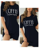 Women's Nightgown Summer Short Sleeve Sleep Shirt Round Neck T-shirt Dress Soft Nightdress Home Clothes Sleepwear & Loungewear