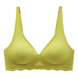Push-Up Bras For Women Seamless Underwear Non-Wire Bralette Female Sexy Lingerie Deep V-neck Brassiere Solid Color Intimates
