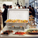 Stainless Steel Buffet Chafing Dish Set With Lids For Catering