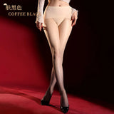 Dual-Color Aurora Pantyhose Gradient Sexy Gradient Shiny Seamless Deep Crotch Tights Black Stockings Transparent Mesh Charm 4YR1