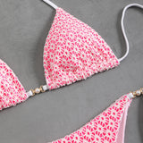 2026 Halter String Bikinis Sexy Triangle Swimsuit Women Plaid Swimwear Female Bathers Bathing Swimming Swim Suit Beachwear