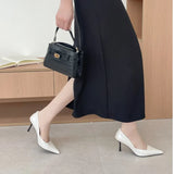 Pointed Toe Pumps Street Style High Heels Women Sexy Banquet Party Shoes for Women Rhinestone Shallow Elegant Designer Shoes New