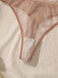Women's Sexy Embroidered Lace Underwear Set with Triangular Cup No Steel Ring Push Up Close fitting Bra Set YS2920