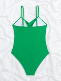 S - XXL Sexy Wrinkled One Piece Swimsuit Women Swimwear Female Monokini Swimsuits 2025 Bathing Suit Swim Beach Wear Bodysuit