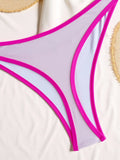 sexy patchwork mini bikinis sets two pieces swimsuit thong swimsuit Swimwear Biquini conjunto de bikini tankini beachwear