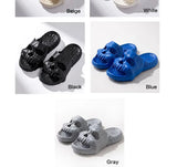 New Personalized Skull Design Men Slippers 2024 Summer Outdoor Fun Slides Thick Bottom of Beach Non-slip Leisure Women Sandals