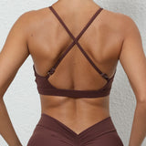 New Summer Sexy Sports Bra Workout Brasier Running Breathable Fitness Underwear Female Quick-Dry Yoga Clothes Gym Top Woman