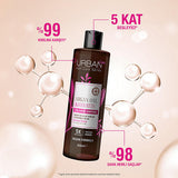 Urban Care Argan Oil & Keratin Anti-Breakage Shampoo: Nourishes, Repairs & Strengthens Damaged, Brittle Hair - Vegan, Cruelty-Free Formula