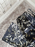 New Women's Pajamas Set Cherry Print Sleeveless V Neck Sexy Sleepwear Fashion 2PC Homewear for Summer and Spring