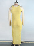 S - XL Sparkling Sleeveless Crochet Knitted Tunic Beach Cover Up Cover-ups Beach Dress Beach Wear Beachwear Female Women V6796