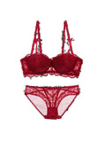 MOYISU French Victoria's Thin Cup Bralette Small Bust Adjustable Push Up | Breathable Tushy Bra | Summer Sexy & Girlish Lingerie