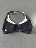 Women's Gym Workout Two-color Yoga Sports Bras Halter Neck Open Back Design Sports Tank Top Running Fitness Built-in Bra Cups
