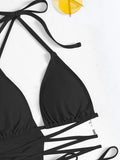 sexy 4pcs boho tassels trim bikinis sets ladies padded bikini set +cover up tops skirts beachwear bathing suit biquini monokini
