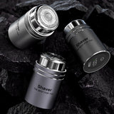 Electrical Mini Shaver for Men 3D Floating Blade IPX7 Washable Type-C USB Rechargeable Shaving Beard Machine for Home Travel