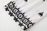 Foridol Geometric Pattern Embroidery Long Pants Women Wide Leg Beige Casual Summer Pants Elastic Waist Drawstring Pants 2025