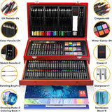 146 Piece Luxury Art Kit for Professionals With Crayons Pencils
