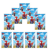 Spidey And His Amazing Friends Party Favor Gift Bags Spiderman Candy Bag Handle Gift Bags Superhero  Birthday Party decorations