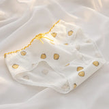 1 Pack Women Ultra-Soft Cotton Briefs Ditsy Floral Gingham Panties Ladies Sexy Lingerie Breathable Mid Rise Underwear M-4XL