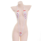 Sexy Cosplay Costume Maid Outfits Exotic Bodysuit Clothing Lolita Bra and Panty Set Stockings Anime Bikini Set Kawaii Girls
