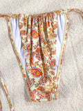 Miyouj Glitter Fabric Bikinis 2026 Sexy Bikini Set Folds Swimsuit Female Halter Bathing Suit Women Swimwear New Beachwear