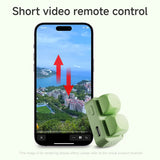 Office Portable Blue Tooth Remote Control Swipe Short Videos Mini Keypad Dual Button E-book Page Turner For Tablet Mobile Phone