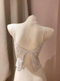 Sexy French Lace Halter Bra Summer Bralette Small Bust Wrinkle-Free Adjustable Straps Beauty Back Vest Wirefree Comfort Bra Set
