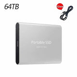 External Hard Drive High Speed Hard Disk 256TB USB3.1 Portable 128TB for Pc/Laptop/Mac/Phone Solid State Disk