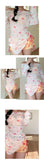 Sweet Vacation Bikini Set 2026 Women Long Sleeve Drawstring Cover Ups Pleate Short 4 Piece Swimsuit Beach Bathing Suit Swimwear