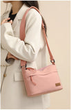 2026 New Women's Minimalist Solid Color Nylon Bag - Multi-functional, Casual, Waterproof & Portable Fashion Crossbody Bag