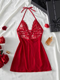 Lace Underwear Women Elegant Short Sleepwear Dress Design Loungewear Bodysuit Teddy Babydoll