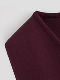 Foridol Gold Button Knitted Tank Top Women Autumn Winter Burgundy Short Vest Sleeveless V Neck Chic New Fashion Tops