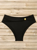 sexy push up bikinis sets two pieces solid high waist swimsuit bathing suit Swimwear Biquini conjunto de bikini tankini biquini