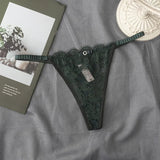 2026New Women's Sexy Lace Panties Smooth Low-Waisted Sexy Women Thong, Fashion, Breathable, With Rhinestones Panties Underwear