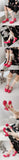 Plus Size 30-48 Mary Jane Shoes Women Sweet Lolita Round Toe Adjustable Buckle Strap Platform Thick Sole 5cm Block Heel Shoes