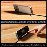 Fast Charging Cable Phone Tablet Foldable Holder 2-in-1 240W Fast Charging Foldable Phone Holder Data Cable