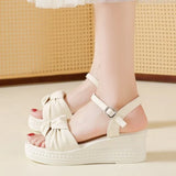 Women Summer Platform Sandals New Open Toe Chunky High Heel Ladies Shoes Casual Flat Bottom Sandalias